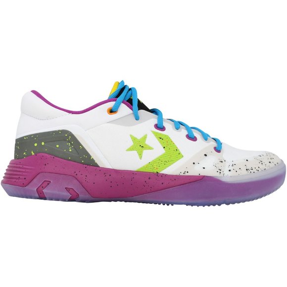 Men's Converse G4 OX White/Bright Pear 168918C - Picture 5 of 8